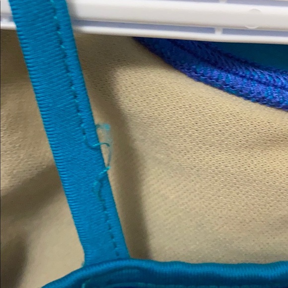 Triple Flip Blue & Teal Spaghetti Strap Tank Top - Picture 5 of 6